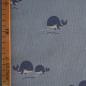 Preview: Dekostoff Panama Wale blau